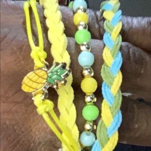 𝅺pineapple Kids Bracelet Set